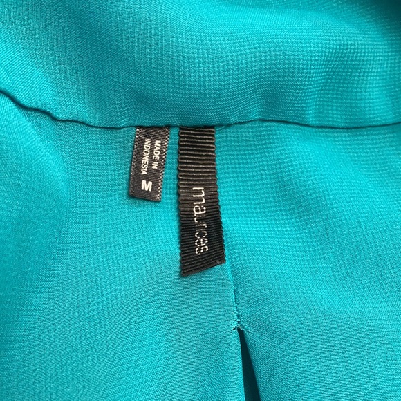 Maurices Teal Sheer Top - Picture 5 of 6